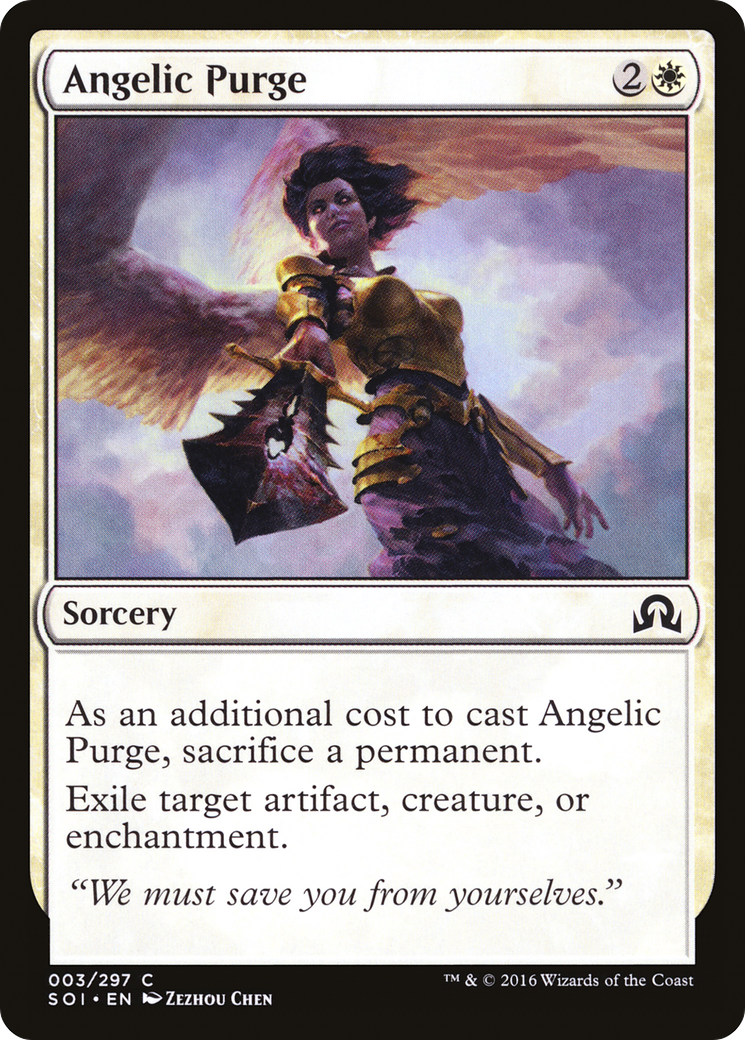 Angelic Purge (SOI-003) [Shadows over Innistrad] Foil MTG Single Wizards of the Coast