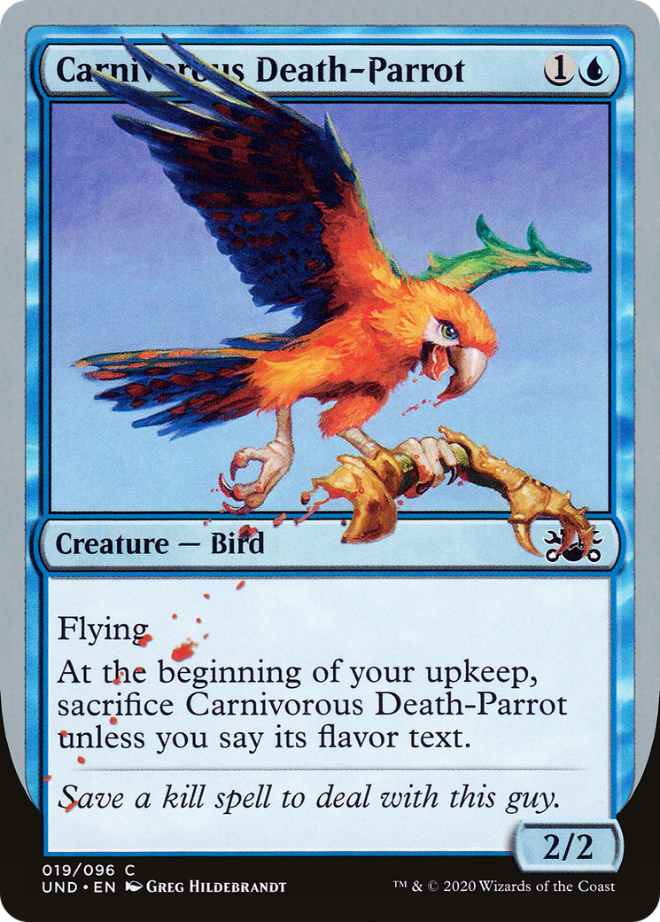 Carnivorous Death-Parrot (UND-019) [Unsanctioned] MTG Single Wizards of the Coast