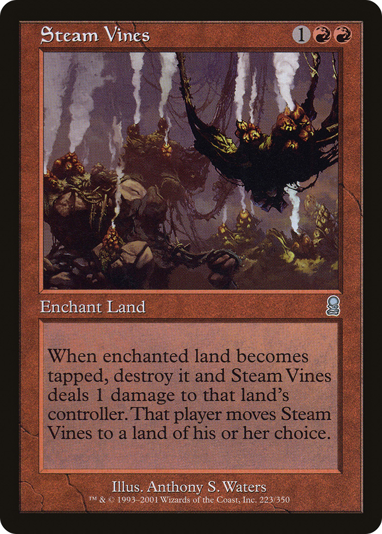 Steam Vines (ODY-223) [Odyssey] Foil MTG Single Wizards of the Coast