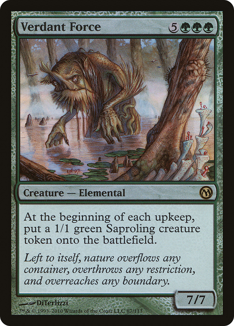 Verdant Force (DPA-087) [Misc] Duels of the Planeswalkers Foil MTG Single Wizards of the Coast