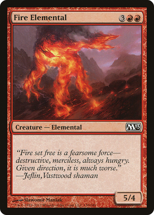 Fire Elemental (M13-130) [Magic 2013] MTG Single Wizards of the Coast