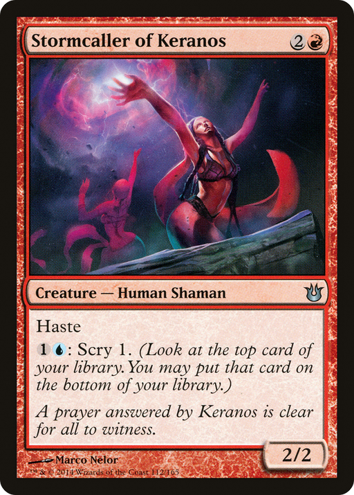 Stormcaller of Keranos (BNG-112) [Born of the Gods] MTG Single Wizards of the Coast