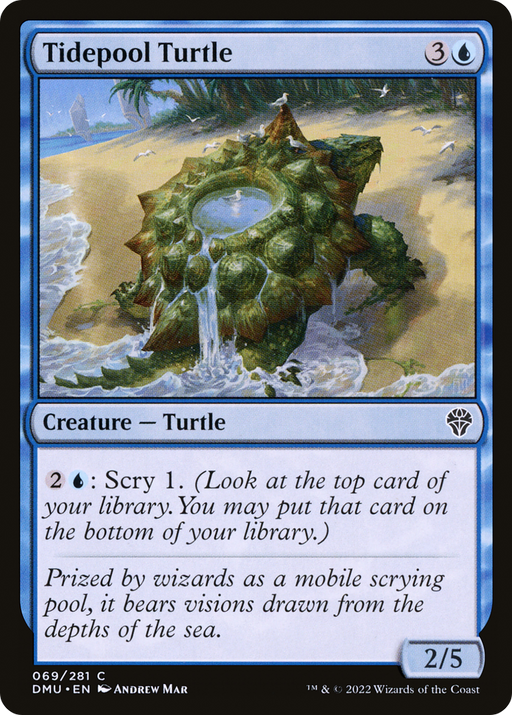 Tidepool Turtle (DMU-069) [Dominaria United] MTG Single Wizards of the Coast