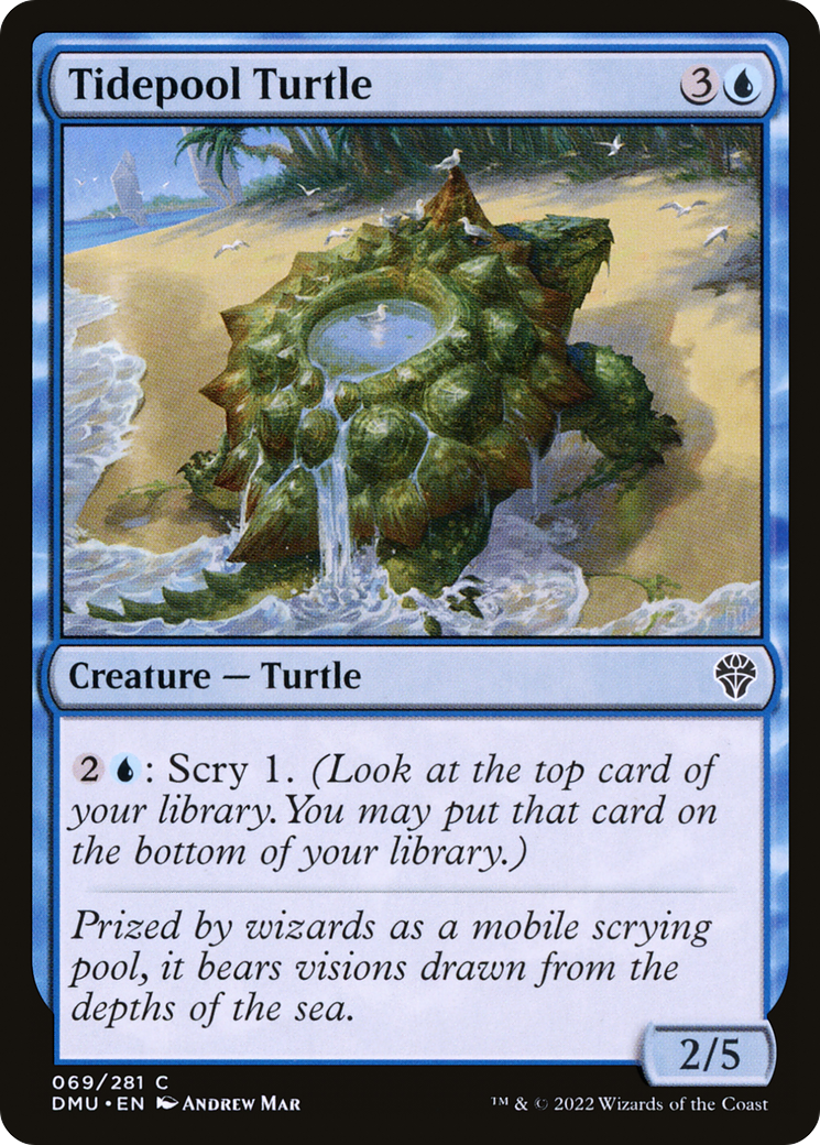 Tidepool Turtle (DMU-069) [Dominaria United] Foil MTG Single Wizards of the Coast