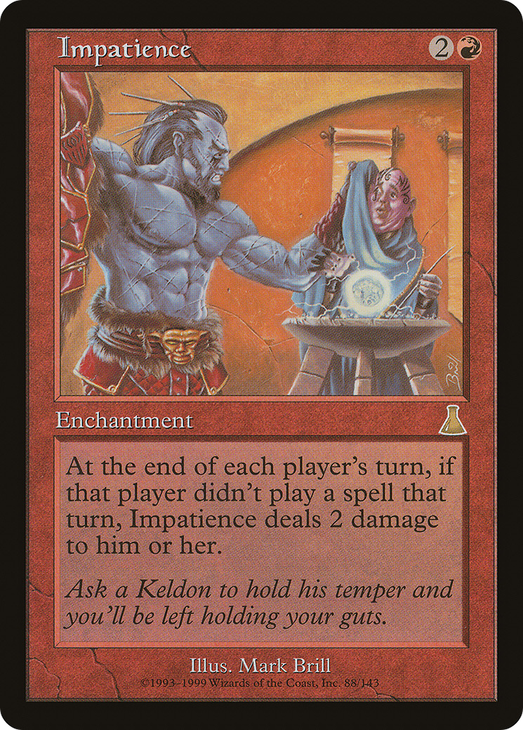 Impatience (UDS-088) [Urza's Destiny] Foil MTG Single Wizards of the Coast