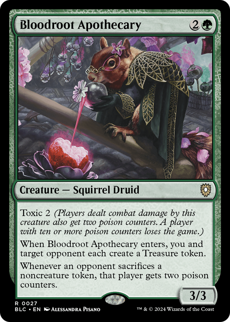 Bloodroot Apothecary (BLC-027) [Bloomburrow Commander] MTG Single Wizards of the Coast