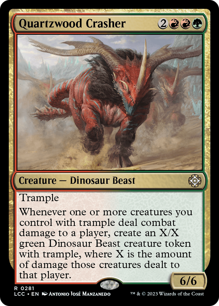 Quartzwood Crasher (LCC-281) [The Lost Caverns of Ixalan Commander] MTG Single Wizards of the Coast