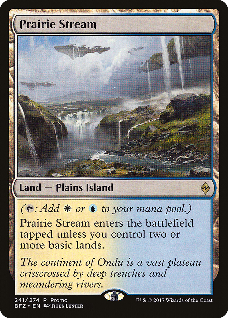 Prairie Stream (SSP-241) [BFZ Standard Series] MTG Single Wizards of the Coast