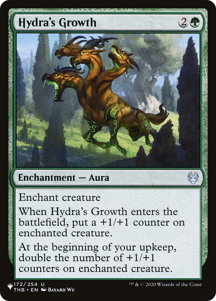 Hydra's Growth (LIST-172/254) [Mystery Booster] The List MTG Single Wizards of the Coast