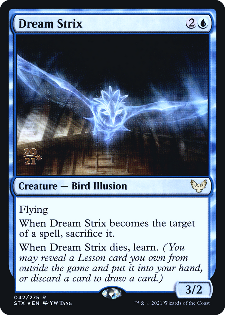 Dream Strix (PRE-042) [Strixhaven: School of Mages Promos] Foil MTG Single Wizards of the Coast