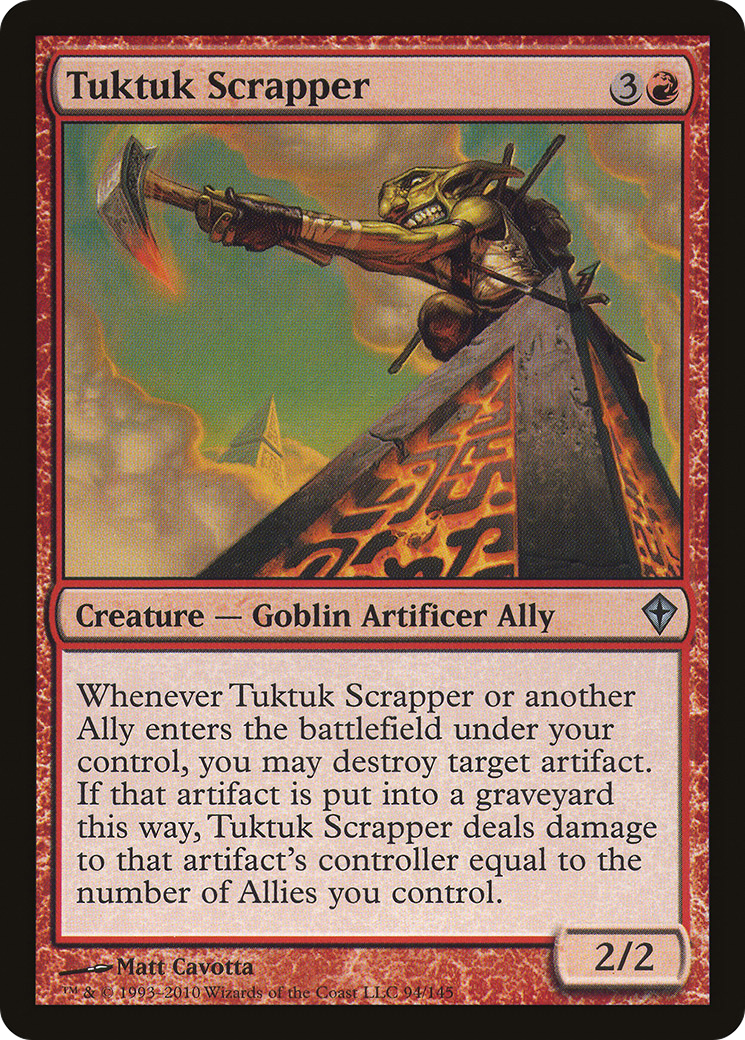 Tuktuk Scrapper (WWK-094) [Worldwake] Foil MTG Single Wizards of the Coast