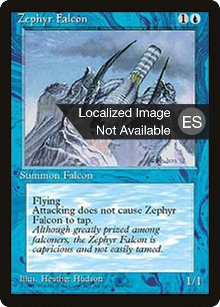 Zephyr Falcon (4BB-116) [Fourth Edition Foreign Black Border] MTG Single Wizards of the Coast