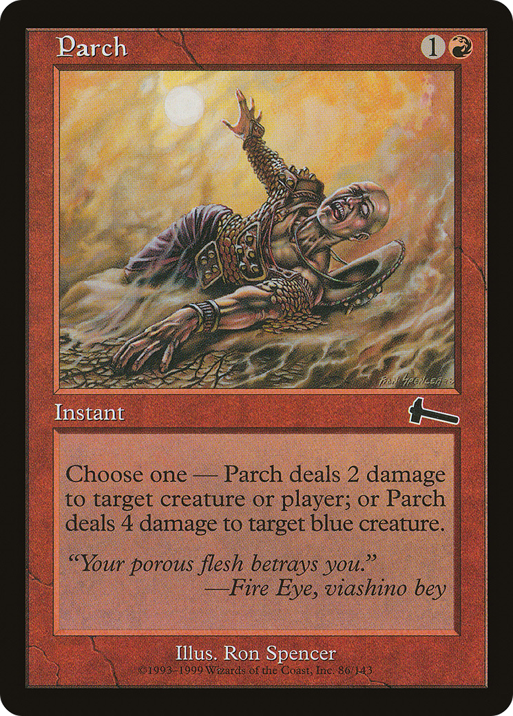 Parch (ULG-086) [Urza's Legacy] MTG Single Wizards of the Coast