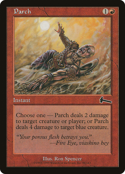 Parch (ULG-086) [Urza's Legacy] MTG Single Wizards of the Coast