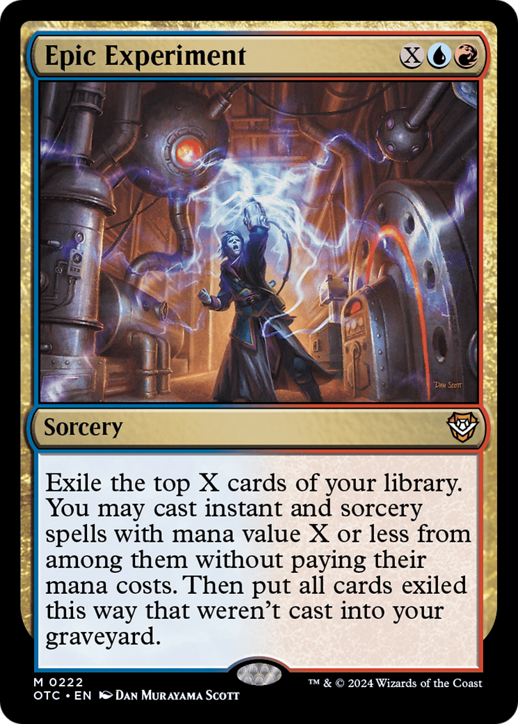 Epic Experiment (OTC-222) [Outlaws of Thunder Junction Commander] MTG Single Wizards of the Coast