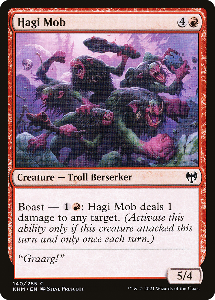 Hagi Mob (KHM-140) [Kaldheim] MTG Single Wizards of the Coast