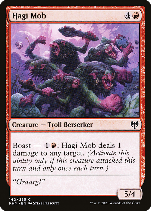 Hagi Mob (KHM-140) [Kaldheim] MTG Single Wizards of the Coast