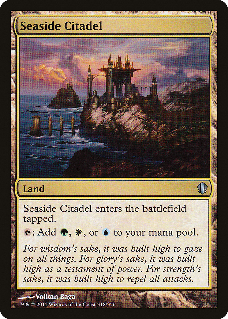 Seaside Citadel (C13-318) [Commander 2013] MTG Single Wizards of the Coast