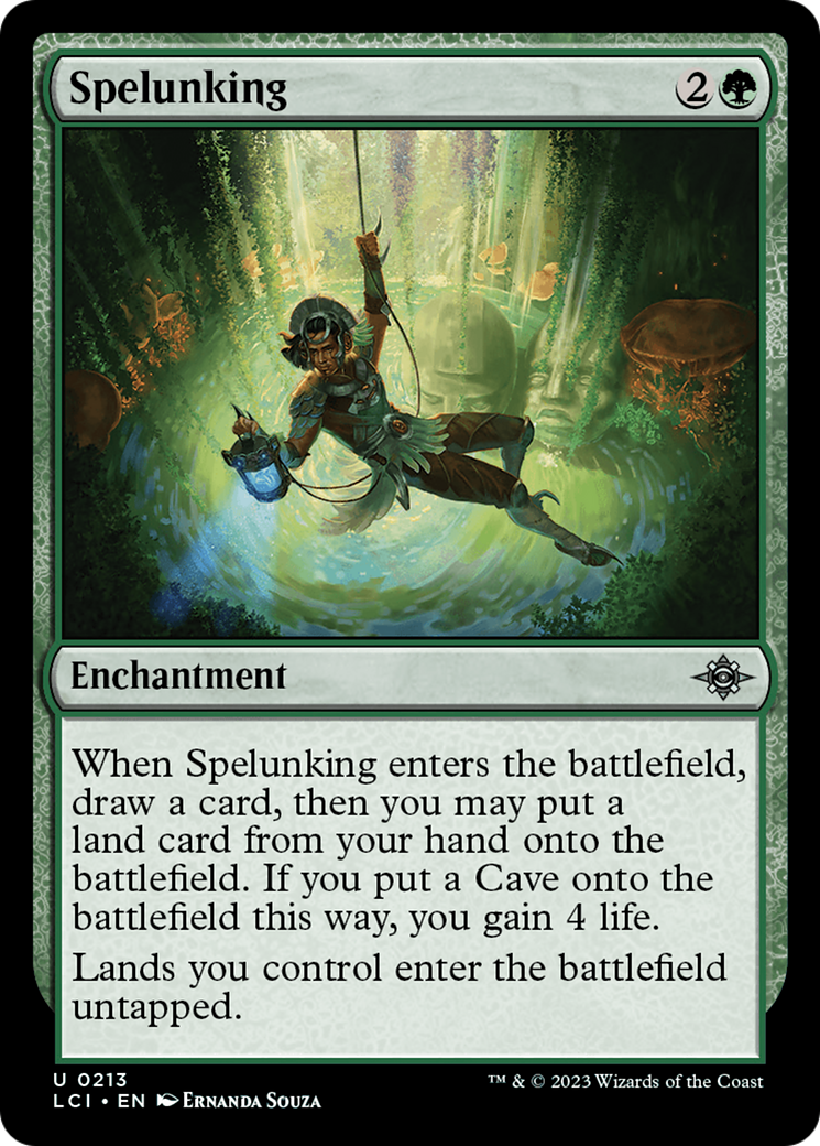 Spelunking (LCI-213) [The Lost Caverns of Ixalan] Foil MTG Single Wizards of the Coast