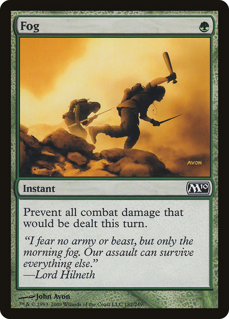 Fog (M10-182) [Magic 2010] Foil MTG Single Wizards of the Coast