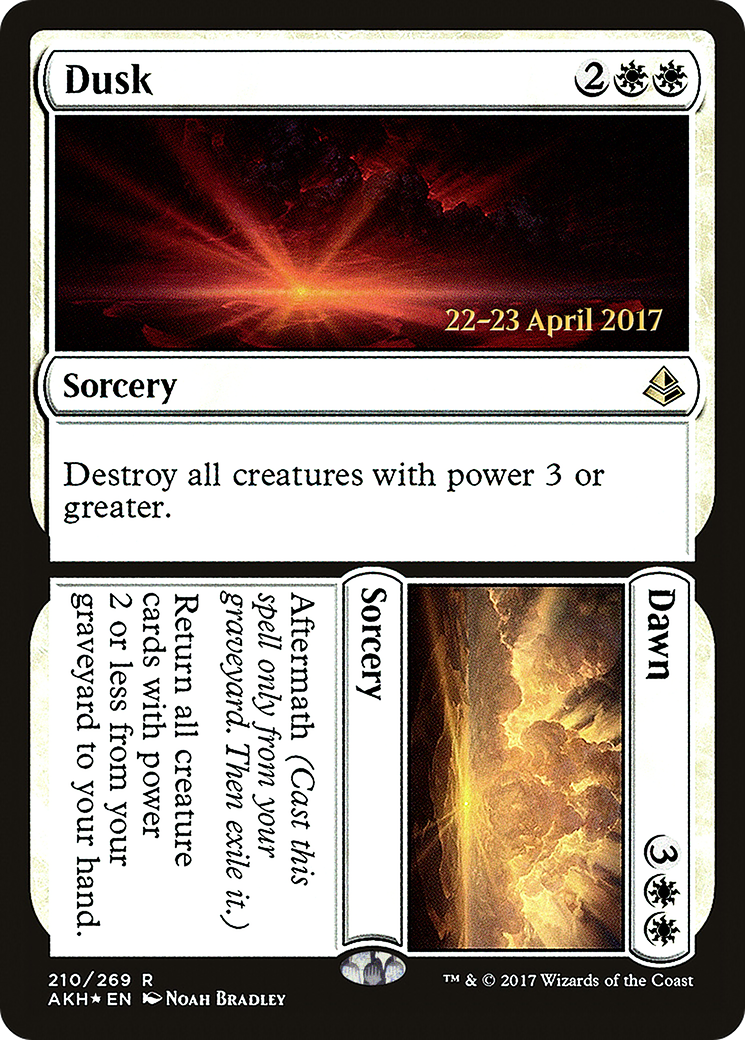 Dusk // Dawn (PRE-210) [Amonkhet Promos] Foil MTG Single Wizards of the Coast
