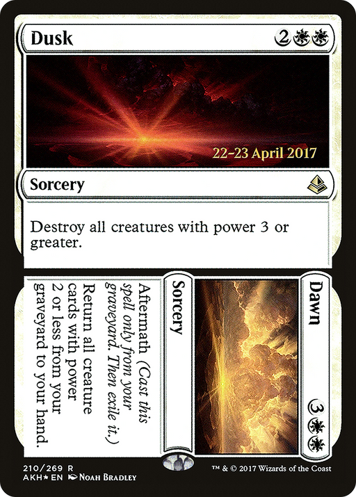 Dusk // Dawn (PRE-210) [Amonkhet Promos] Foil MTG Single Wizards of the Coast