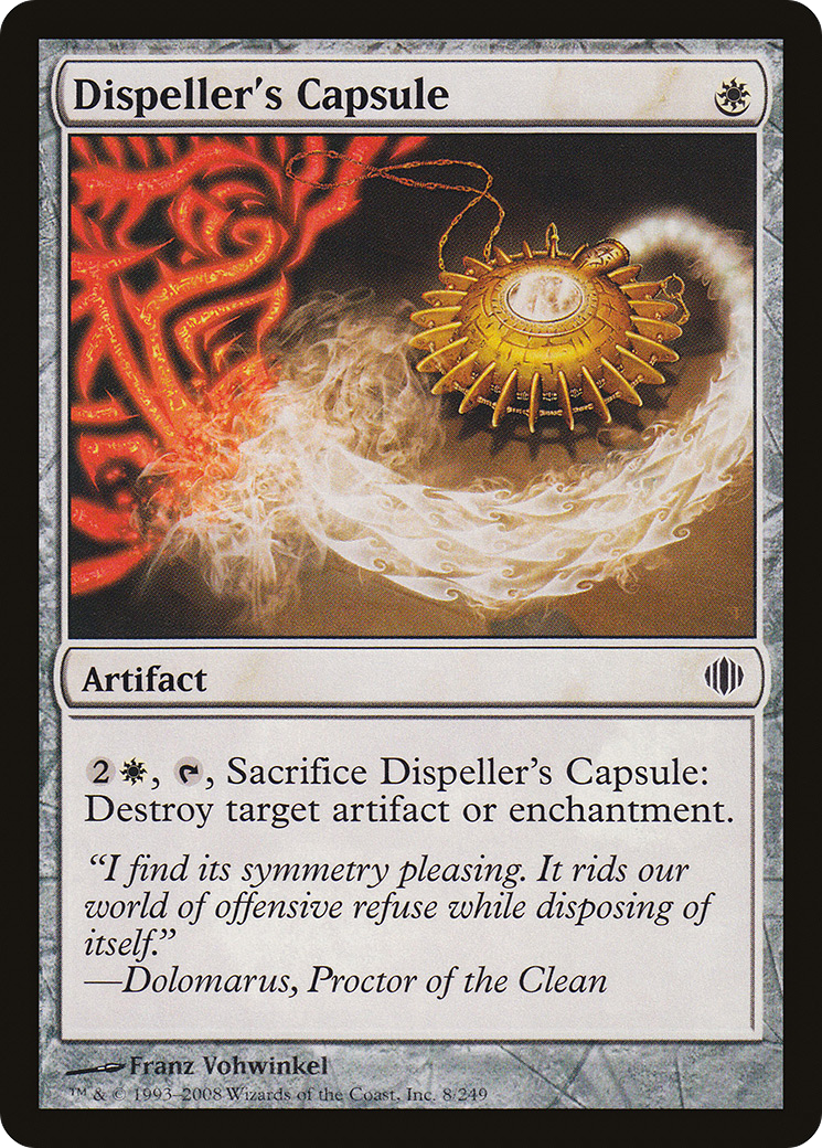 Dispeller's Capsule (ALA-008) [Shards of Alara] Foil MTG Single Wizards of the Coast