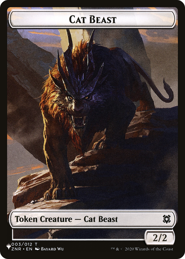 Cat Beast (PLST-TZNR-3) [Mystery Booster] The List MTG Single Wizards of the Coast