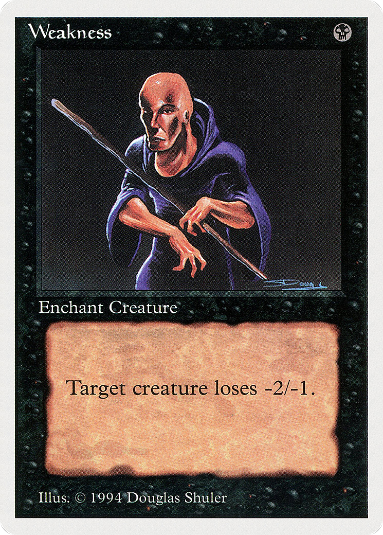 Weakness (SUM-136) [Misc] Summer Magic / Edgar MTG Single Wizards of the Coast