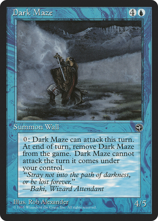 Dark Maze (HML-25B) [Homelands] MTG Single Wizards of the Coast