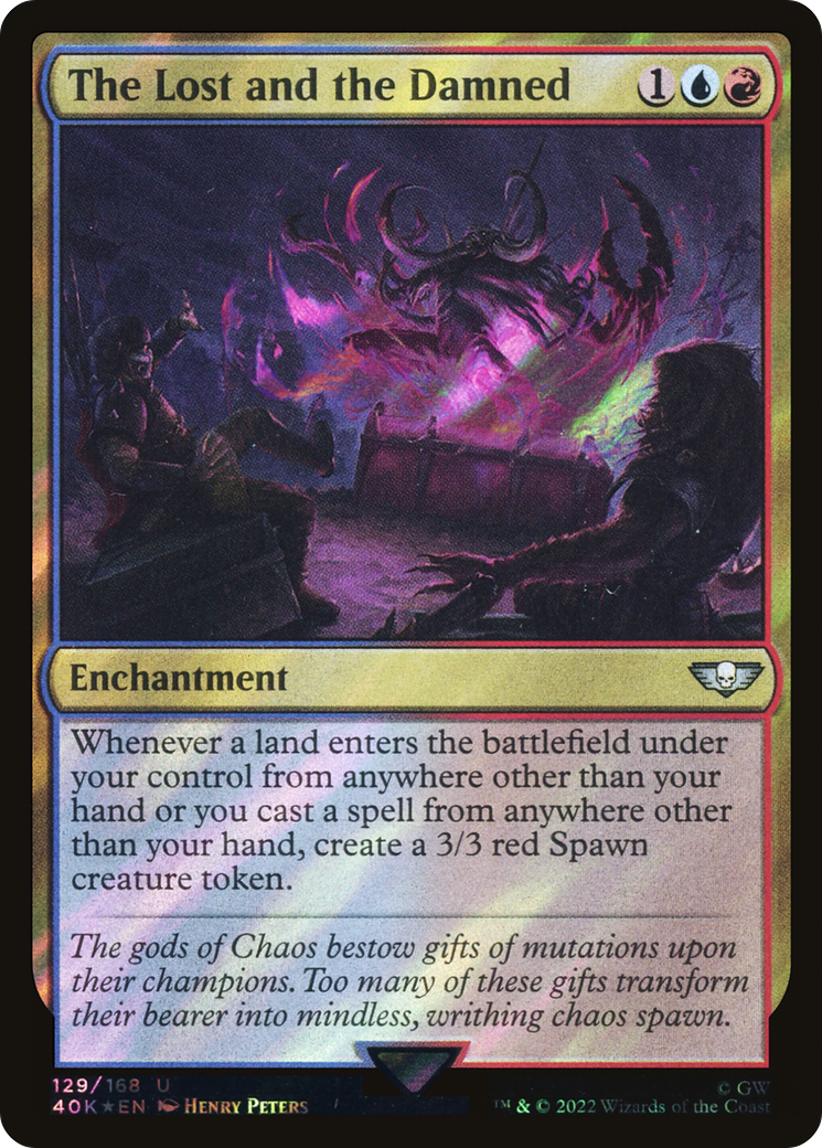 The Lost and the Damned (40K-129★) [Warhammer 40,000 Commander] Foil MTG Single Wizards of the Coast