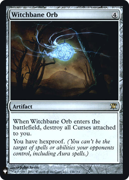 Witchbane Orb (LIST-ISD-236) [Mystery Booster] The List Foil MTG Single Wizards of the Coast