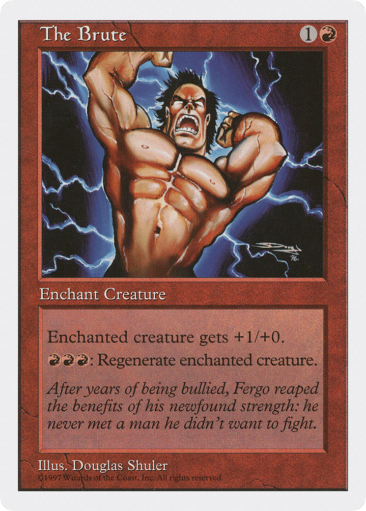 The Brute (5ED-272) [Fifth Edition] MTG Single Magic: The Gathering