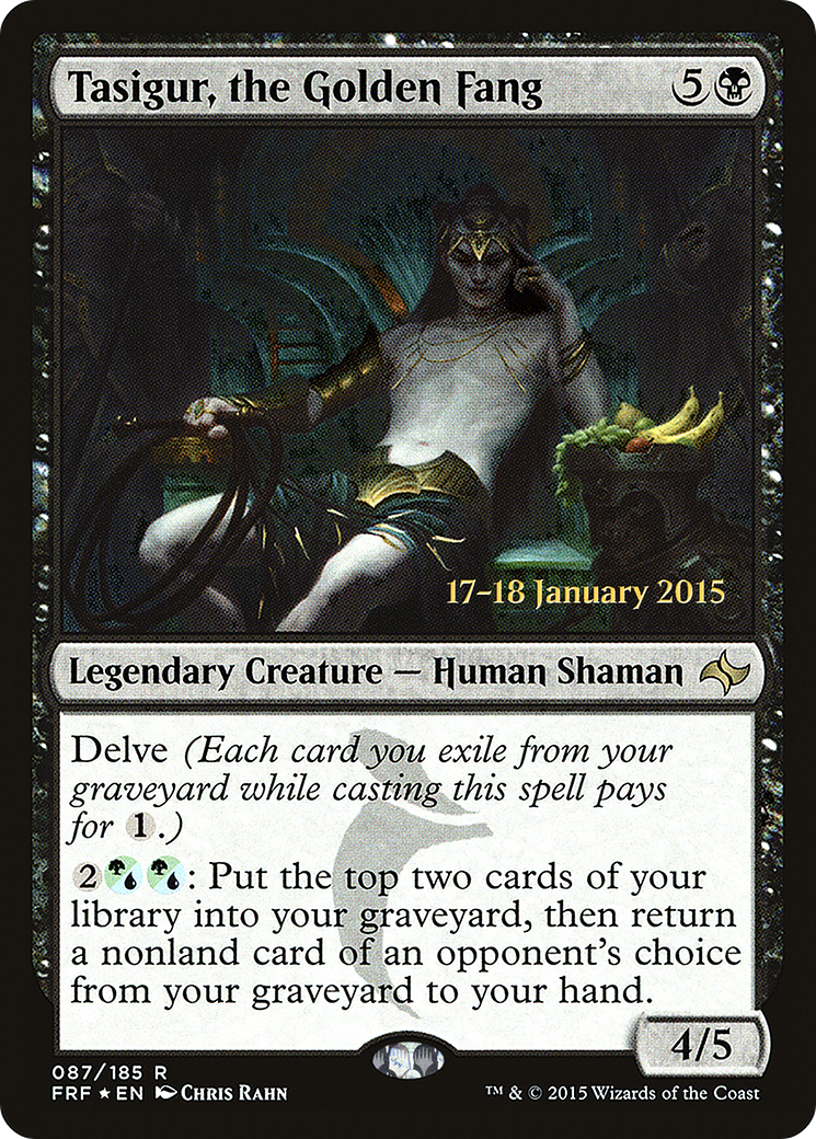 Tasigur, the Golden Fang (PRE-087) [Fate Reforged Promos] Foil MTG Single Wizards of the Coast