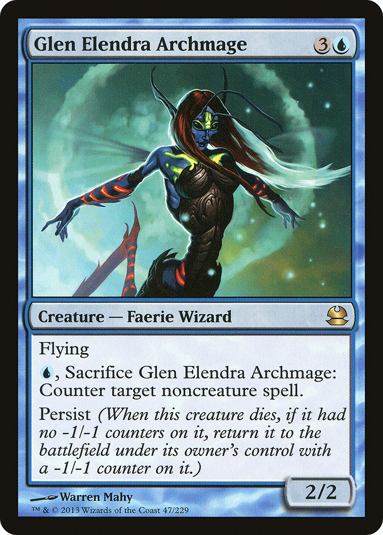 Glen Elendra Archmage (MMA-047) [Modern Masters] Foil MTG Single Modern Masters