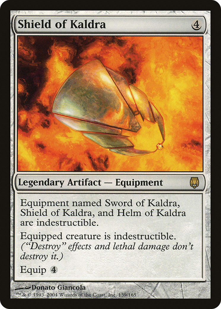 Shield of Kaldra [Darksteel] MTG Single Magic: The Gathering