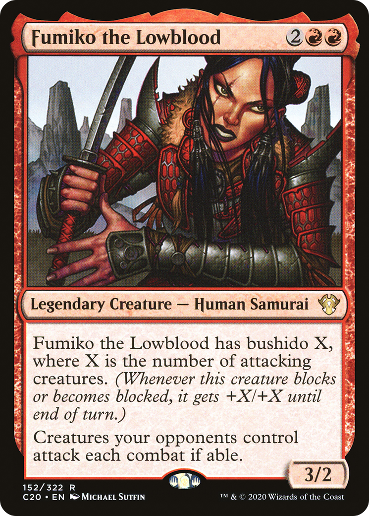 Fumiko the Lowblood (C20-152) [Commander 2020] MTG Single Wizards of the Coast
