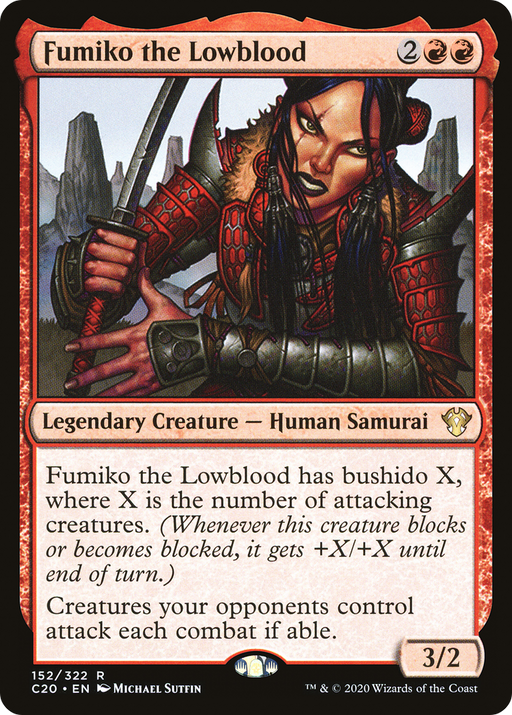 Fumiko the Lowblood (C20-152) [Commander 2020] MTG Single Wizards of the Coast