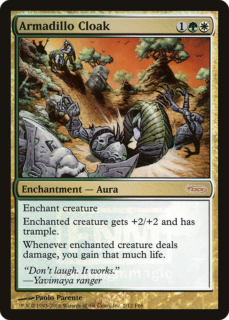 Armadillo Cloak (FNM-002) [Misc] Friday Night Magic 2006 Foil MTG Single Wizards of the Coast