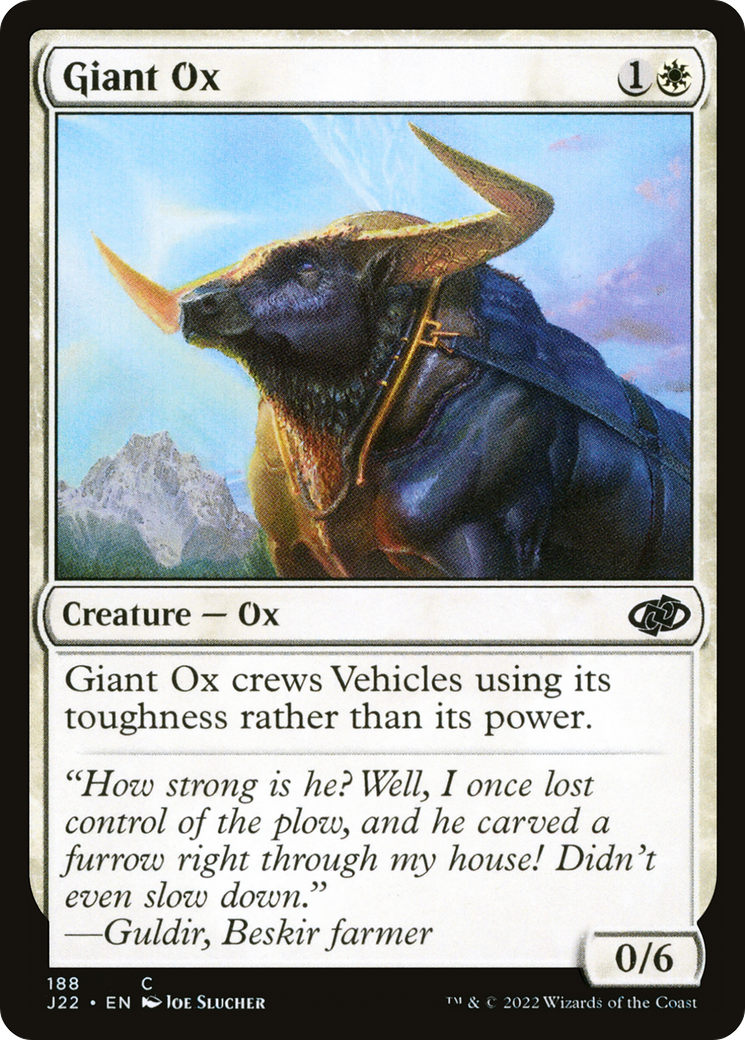 Giant Ox (J22-188) [Jumpstart 2022] MTG Single Wizards of the Coast