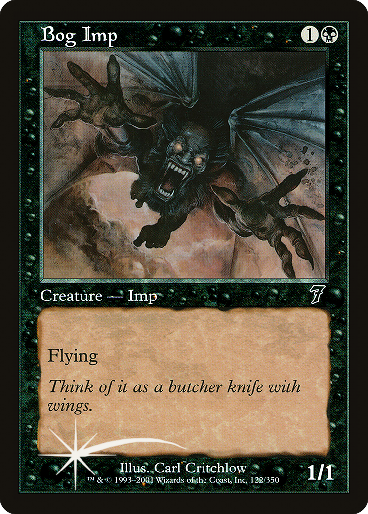 Bog Imp (7ED-122) [7th Edition] Foil MTG Single Wizards of the Coast