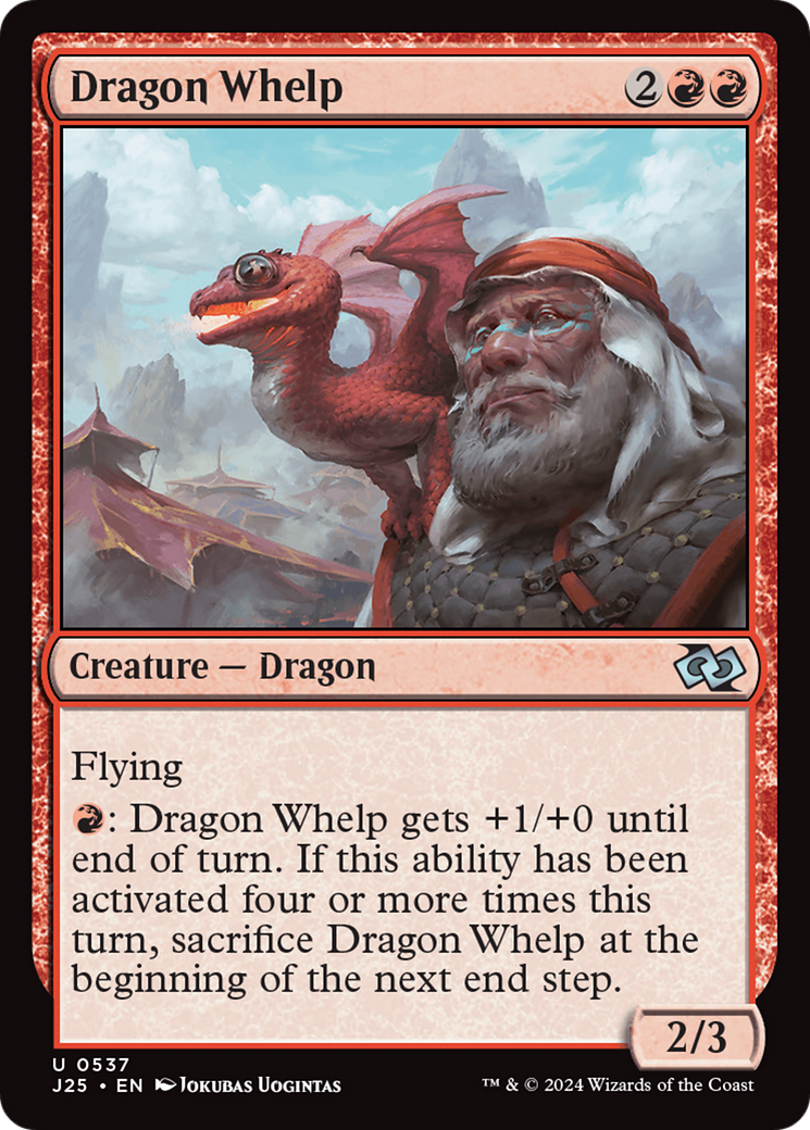 Dragon Whelp (J25-537) [Foundations Jumpstart] MTG Single Wizards of the Coast