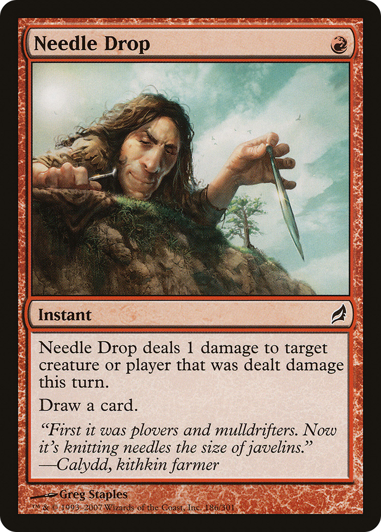 Needle Drop (LRW-186) [Lorwyn] MTG Single Wizards of the Coast