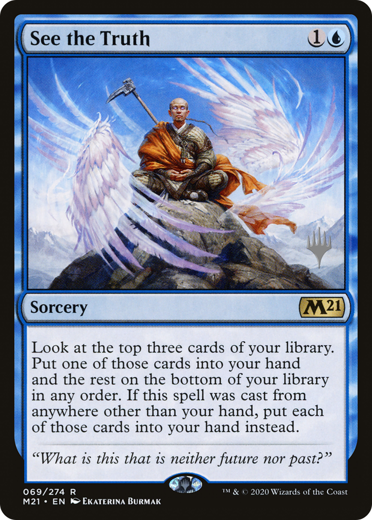 See the Truth (PPM21-69P) [Core Set 2021 Promos] MTG Single Wizards of the Coast