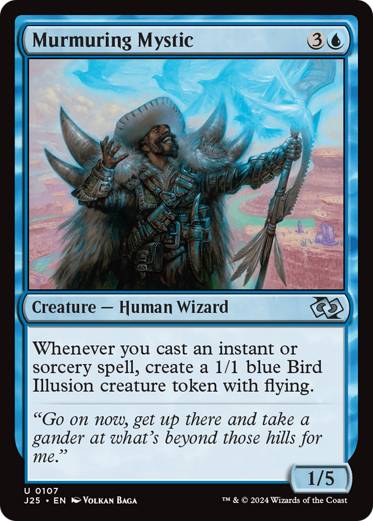 Murmuring Mystic (J25-107) [Foundations Jumpstart] MTG Single Wizards of the Coast