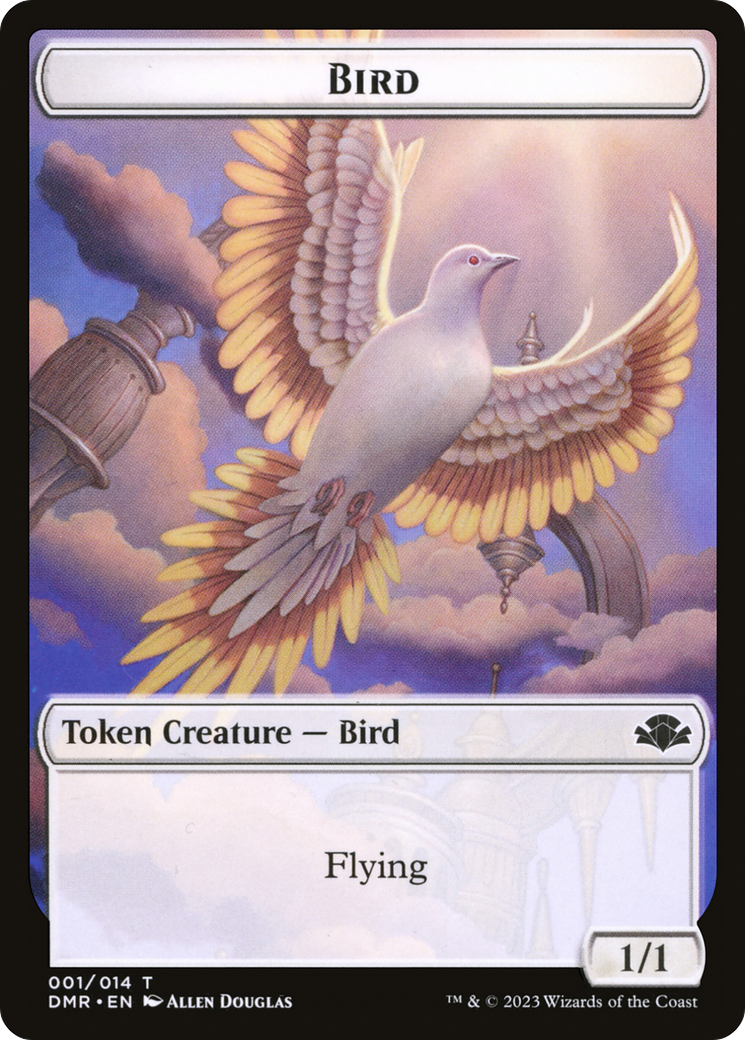 Bird (TDMR-001) [Tokens] Dominaria Remastered Tokens Foil MTG Single Wizards of the Coast