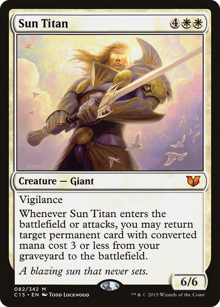 Sun Titan (C15-082) [Commander 2015] MTG Single Wizards of the Coast