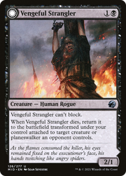 Vengeful Strangler (MID-126) [Innistrad: Midnight Hunt] Foil MTG Single Wizards of the Coast