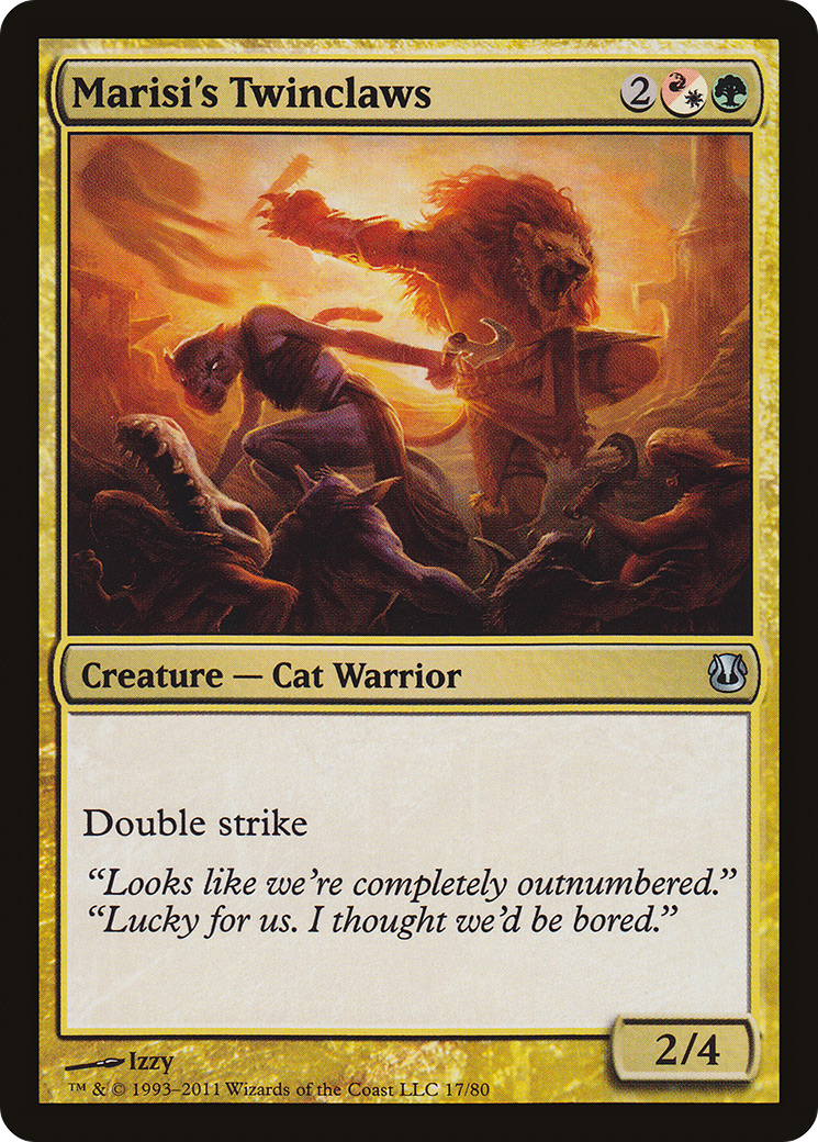 Marisi's Twinclaws (DDH-017) [Misc] Duel Decks: Ajani vs. Nicol Bolas MTG Single Wizards of the Coast