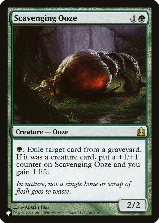 Scavenging Ooze (LIST-CMD-170) [Mystery Booster] The List MTG Single Wizards of the Coast